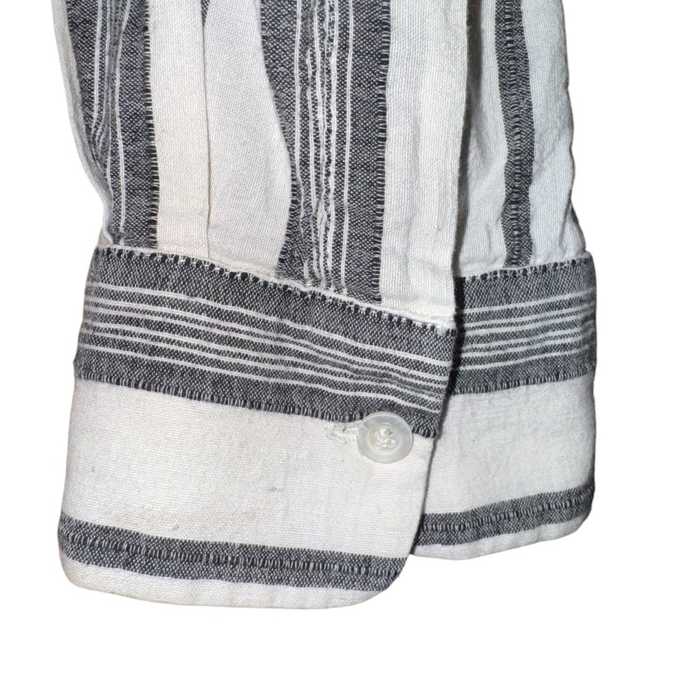 VANESSA BRUNO Blue Stripe 100% Cotton Button-Up Shirt EU 38 US Size M/6 - Picture 7 of 14